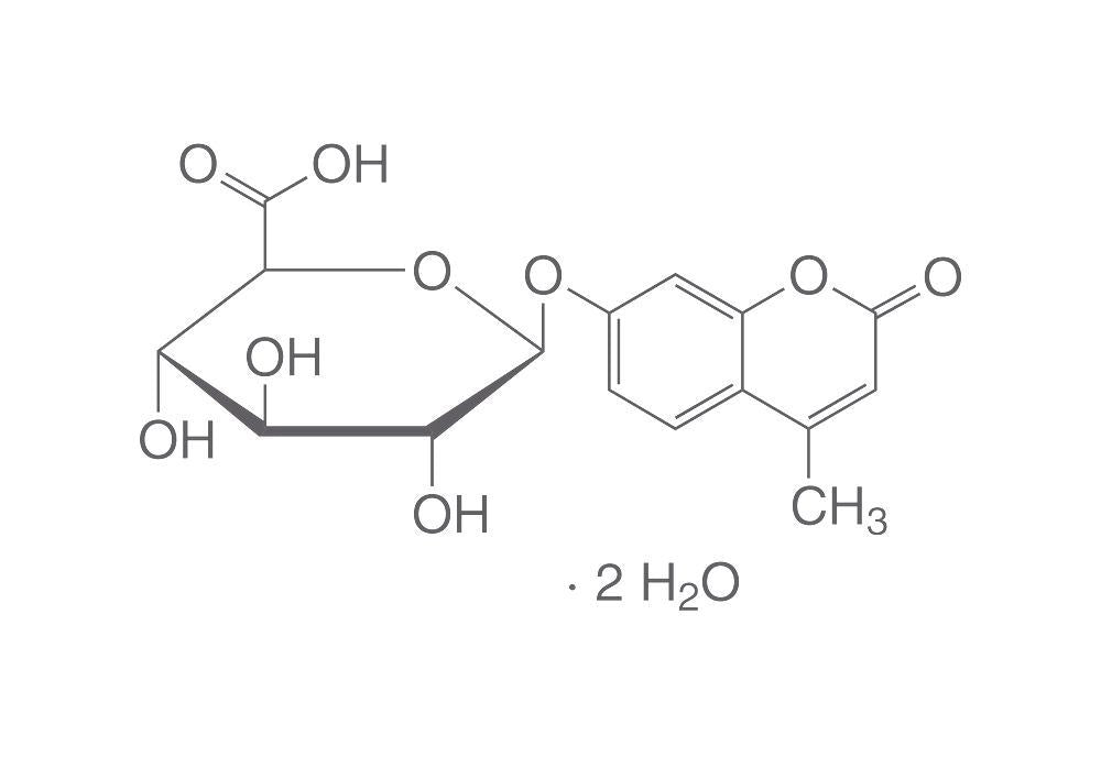 4-Methylumbelliferyl-beta-D-glucuronid, Dihydrat, min. 99 %, p.a. (50 mg)