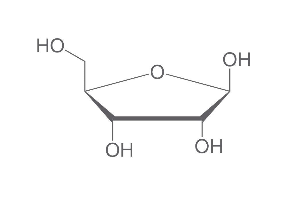 D(-)-Ribose, min. 98 %, für die Biochemie (25 g)