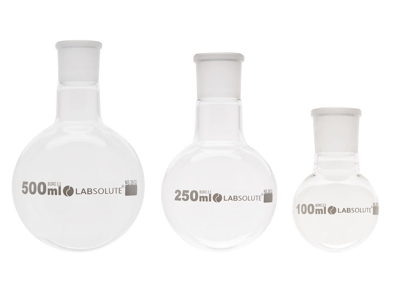 Einhals-Rundkolben, 10 ml, NS 14/23, aus Borosilikatglas 3.3, ohne Stopfen, gemäß DIN EN ISO 4797, VE=1, LABSOLUTE®