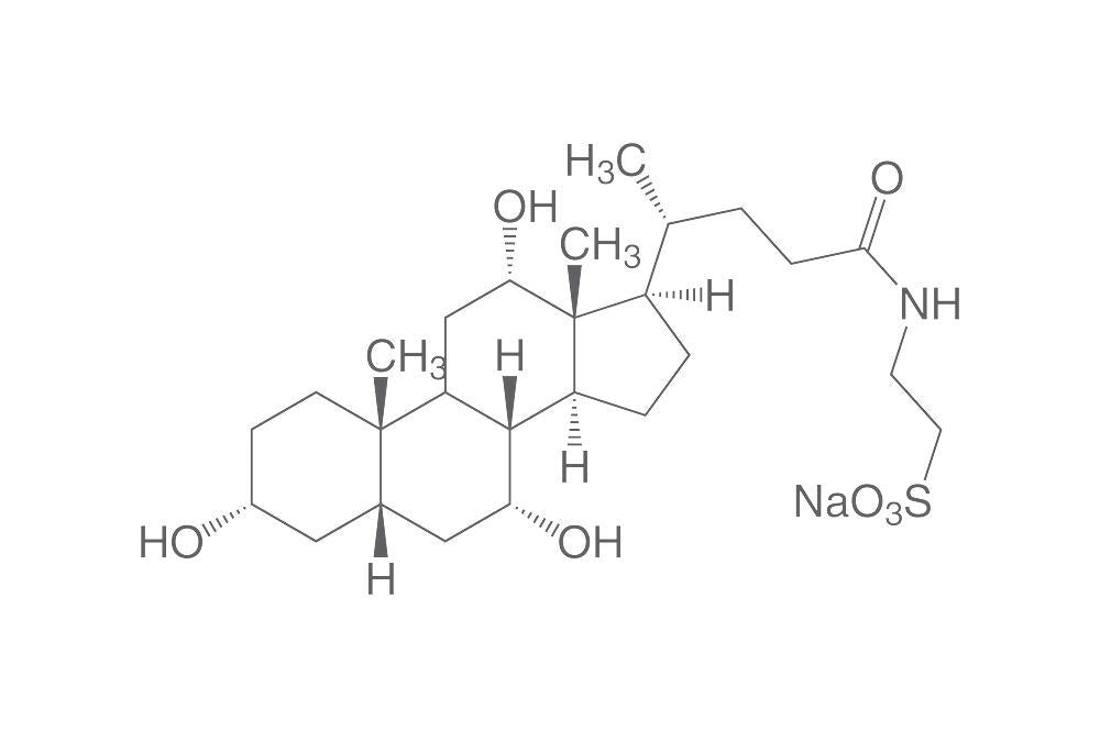 Taurocholsäure Natriumsalz, ROTICHROM® CHR min. 98 %, für die Biochemie (500 mg)
