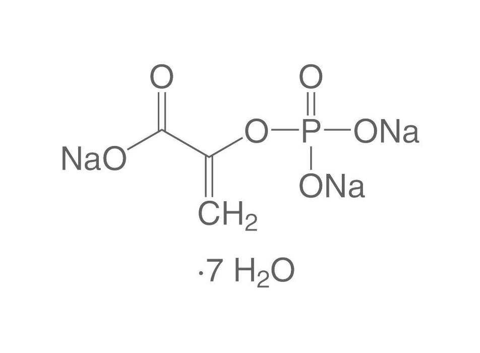Phosphoenolpyruvatsäure trinatriumsalz, Heptahydrat, min. 97 %, für d. Biochemie (500 mg)