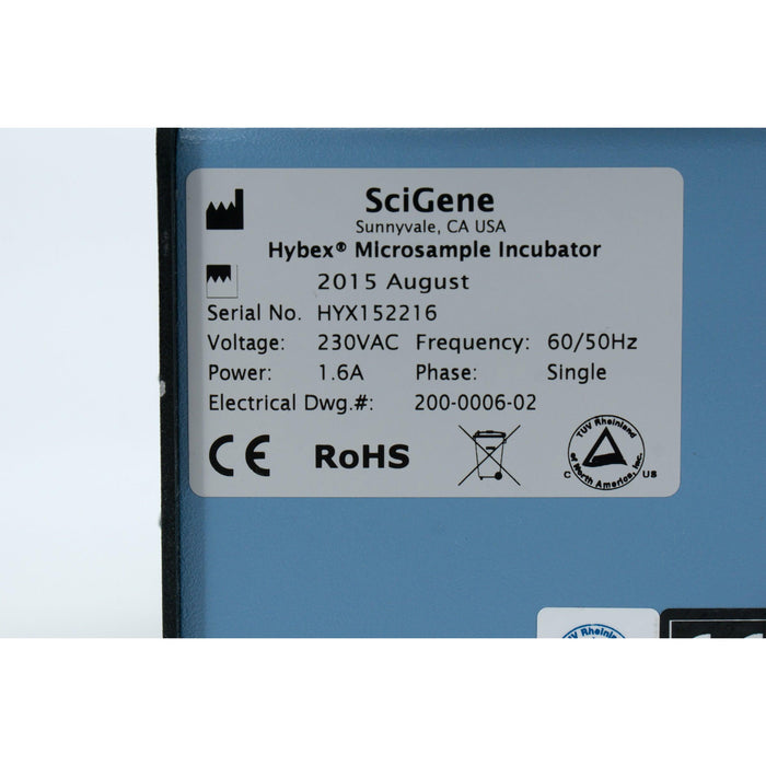 SciGene Hybex Microsample Incubator (2015/08)