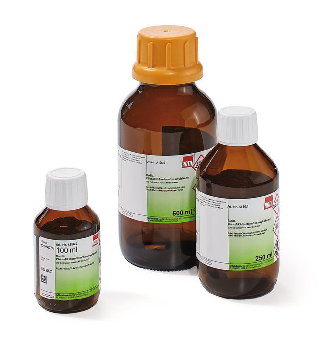 ROTI®Phenol/Chloroform/Isoamylalkohol, zur Extraktion von Nukleinsäuren ready-to-use (500 ml)