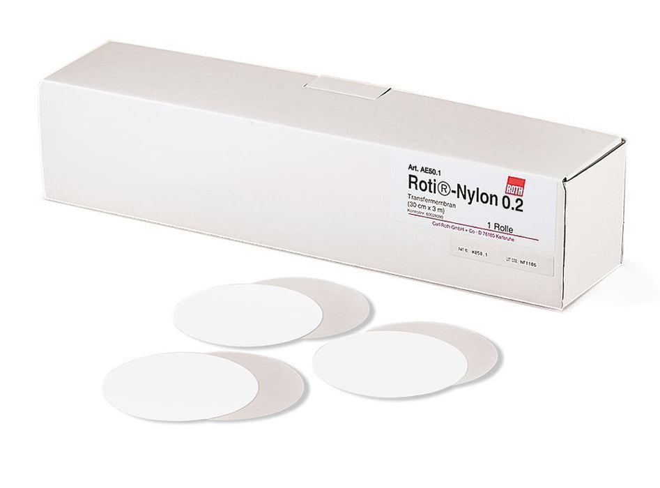 ROTI®Nylon 0.2, Transfermembran, Ladung neutral, Rolle, L 300 x B 30 cm Porengröße 0,2 µm (1 Rolle(n))
