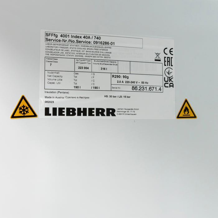 Liebherr SFFfg 4001 Pharma-Gefrierschrank