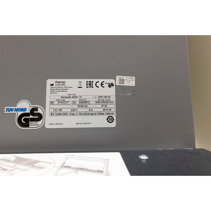 Herasafe 2025 1.5 Sicherheitswerkbank 1.5 m (08.2021)