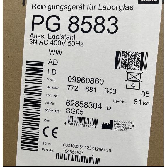 Miele PG8583 AE LD Reinigungs- und Desinfektionsautomat (2025/03)