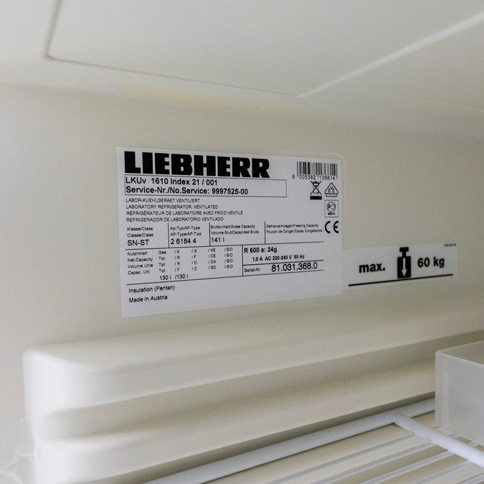 Liebherr LKUv 1610 MediLine – Laboratory Refrigerator 141 L