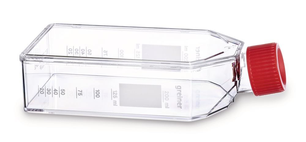Zellkulturflaschen mit Filter-Schraubv., PS, steril, Membran-Verschluss, 250 ml 24 x 5 (120 Stk.)