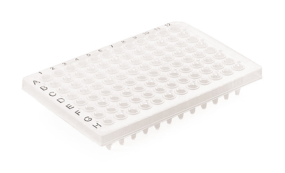 Rotilabo®-PCR-Platten, Standard, mit halbem Rahmen, Füllvol. 300 µl (50 Stk.)