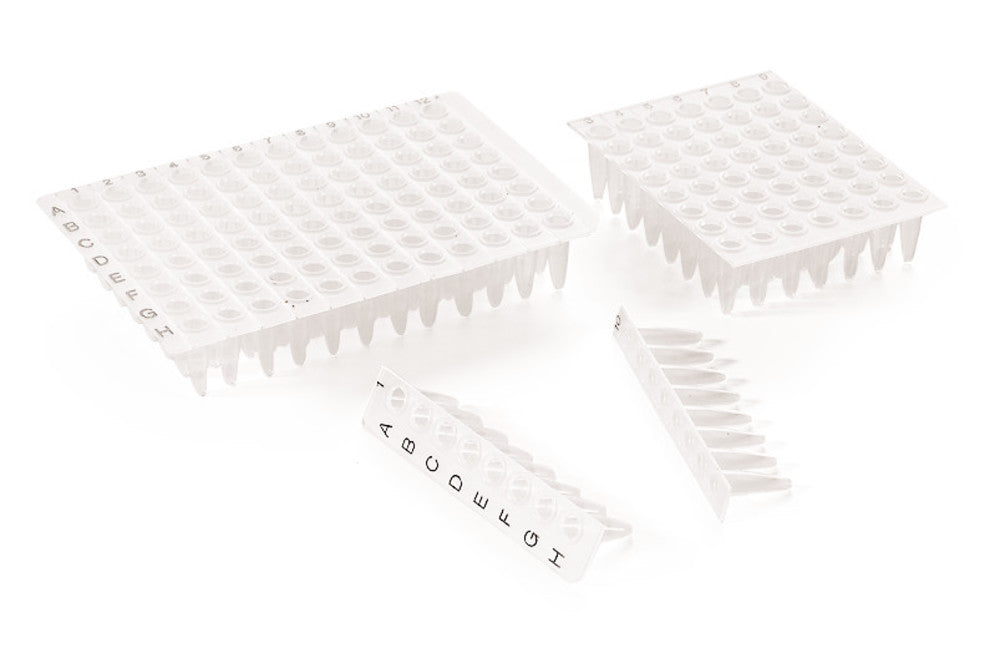 Rotilabo®-PCR-Platten, unterteilbar, aus PP, ohne Rahmen (50 Stk.)