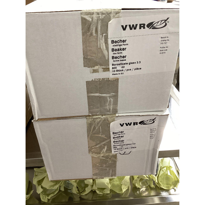VWR Becherglas, niedrige Form Borosilikatglas 3.3, 800mL [10 Stk.]