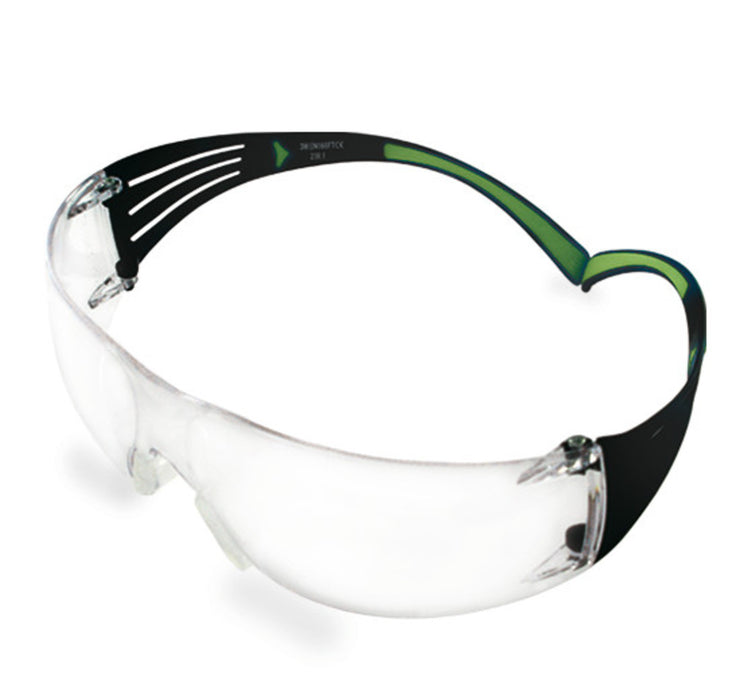 Schutzbrille SecureFit 400, schwarz/grün, Scheibe klar (1 Stk.)