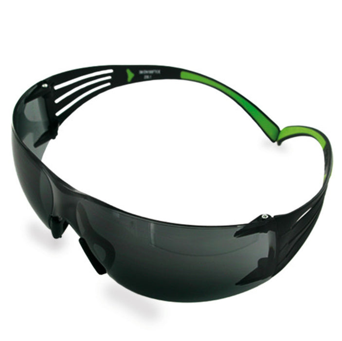 Schutzbrille SecureFit 400, schwarz/grün, Scheibe grau (1 Stk.)