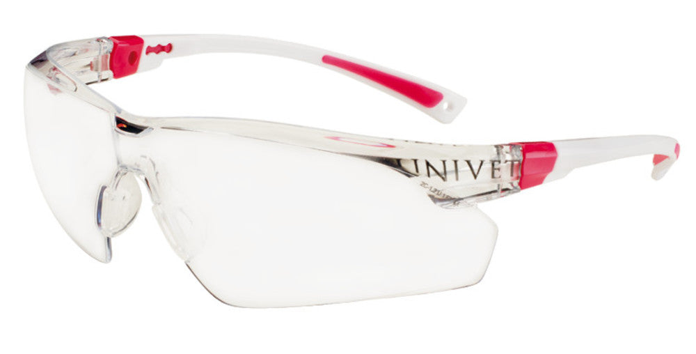 Schutzbrille 506U, Gestellfarbe weiß/rosa (1 Stk.)