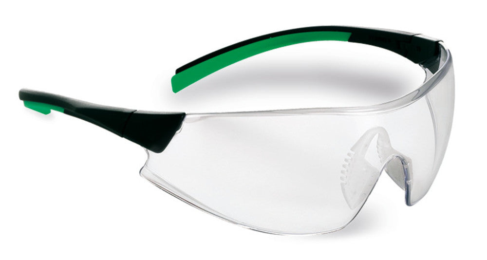 Schutzbrille 546, Scheibe klar, Gestellfarbe schwarz/grün (1 Stk.)