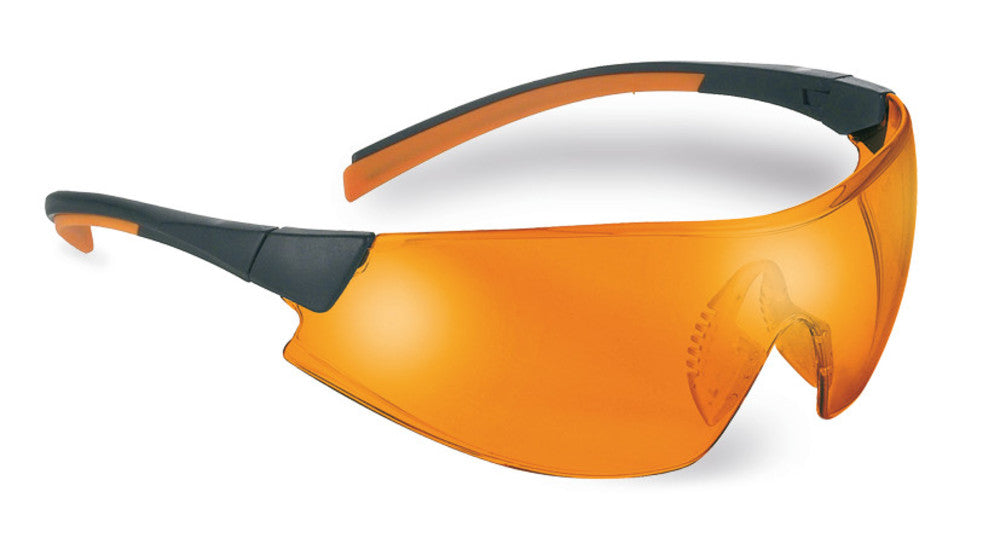 Schutzbrille 546, Scheibe orange, Gestellfarbe schwarz/orange (1 Stk.)