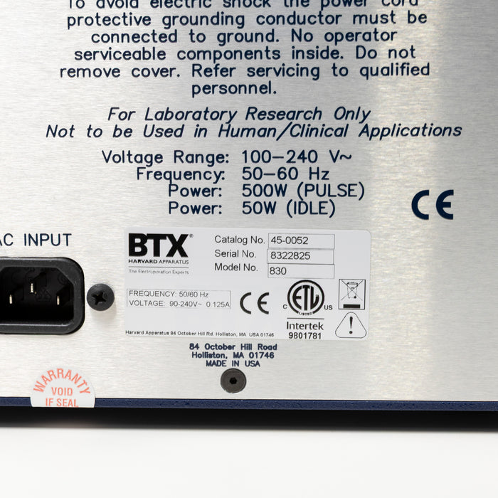 BTX ECM 830 Elektroporator