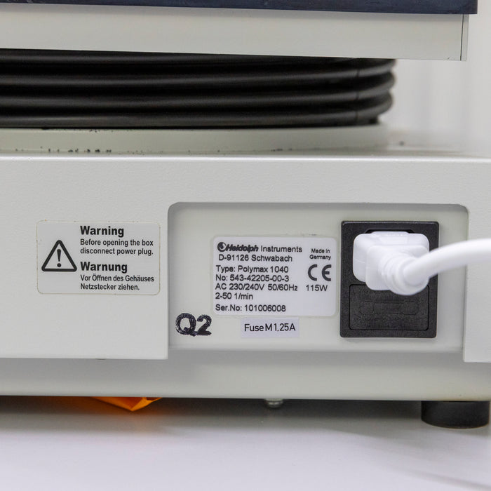 Heidolph Polymax 1040 – 3D Rocking Shaker
