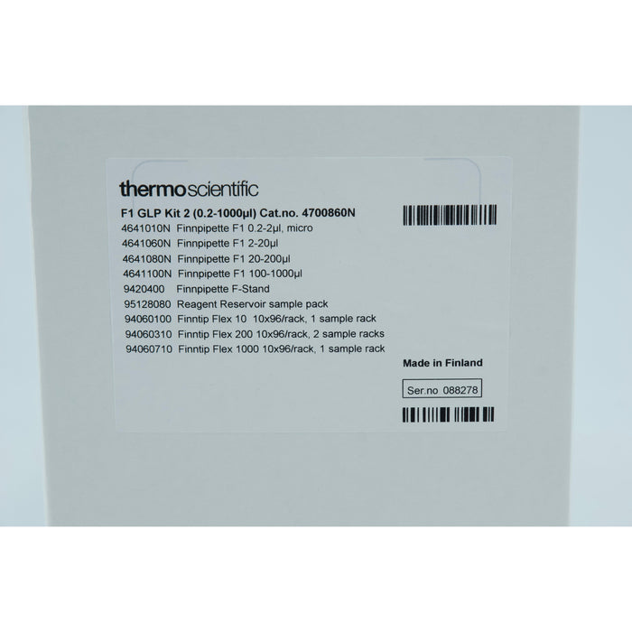 Pipettenset  Thermo Scientific F1 GLP Kit 2 (10µL, 20µL, 200µL, 1000µL)