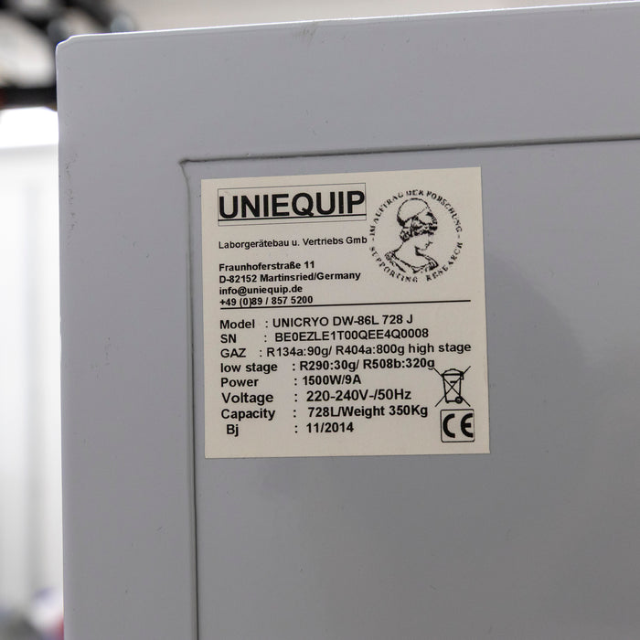 Unicryo DW-86L 728 J Ultrafreezer