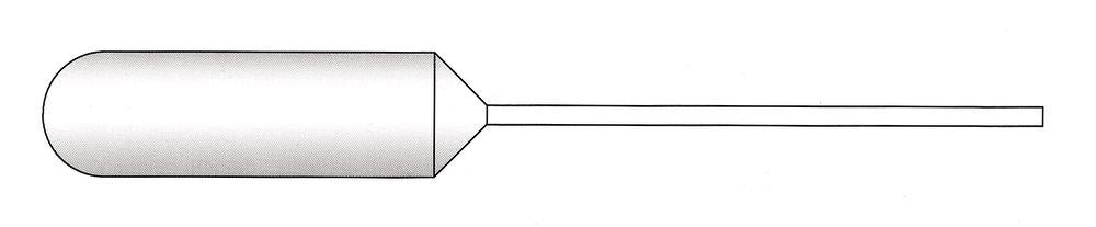 Pasteurpipetten mit dünner Spitze, LDPE, unsteril, L 155 mm, 8,0 ml 1 x 250 (250 Stk.)