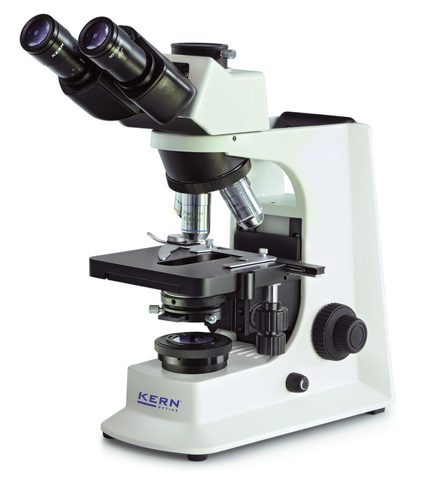 Phasenkontrastmikroskop OBL 155, trinokular, inkl. Farbfilter (grün), Augenmuscheln und Staubschutzhaube (1 Stk.)