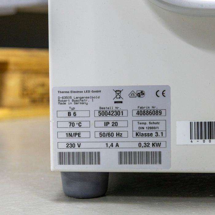 Thermo Scientific Heraeus B6 Laboratory Incubator