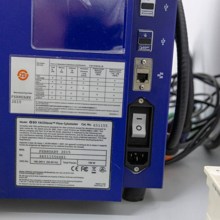 BD FACSVerse – 3-Laser Flow Cytometer with BD FACS Universal Loader