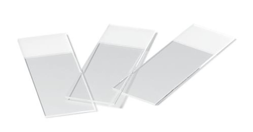 Standard-Objektträger, Kalk-Natron-Glas, geschnitten/Mattrand, 1 mm stark (50 Stk.)