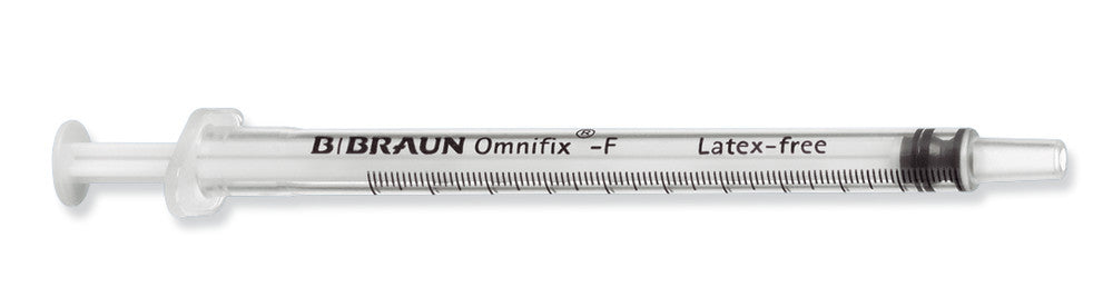 Einmalspritzen Omnifix®-F, PP/PS, steril, ohne Kanüle, 1 ml (100 Stk.)