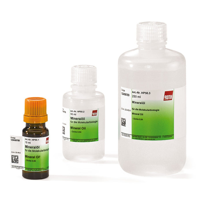 Mineralöl, für die Molekularbiologie (250 ml)