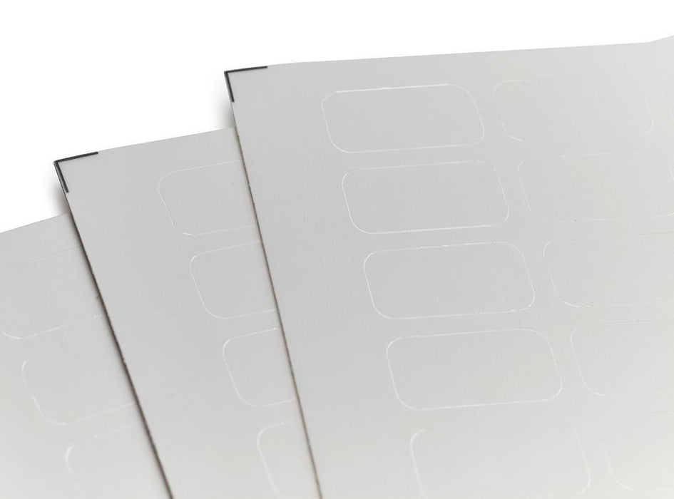 Cryo-ClearTM-Etiketten für Laserdrucker, Vinyl, transparent, Länge 24 mm (20 Blatt)