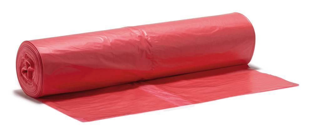 Abfallsäcke rot, HDPE, 70 l, 575 x 1000 mm (50 Stk.)