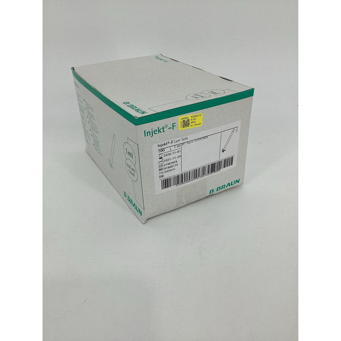 B. Braun Injekt-F Luer Solo 1 mL [100 Stk. / MHD 2026]