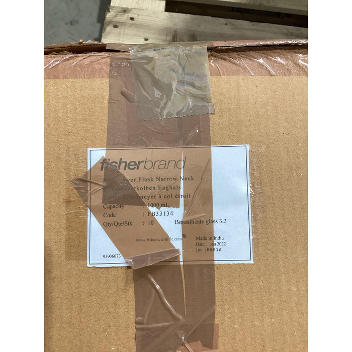 Fisher Scientific Fisherbrand Enghals-Erlenmeyerkolben aus Borosilikatglas 1000 mL [10 Stk.]