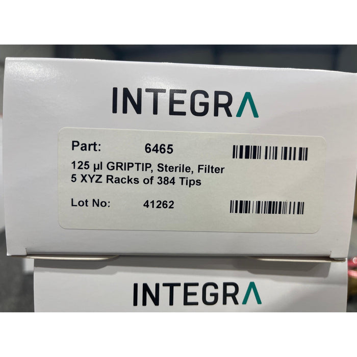 Integra 125 µL Griptip Filterspitzen in XYZ Racks a 384 steril [1920 Stk.]