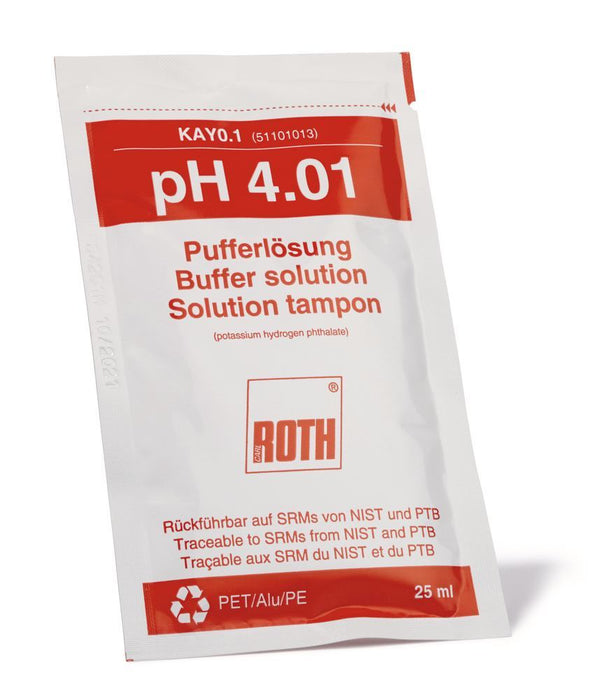Rotilabo®-pH-Pufferlösung, pH 4,01, in Beuteln (20 Stk.)
