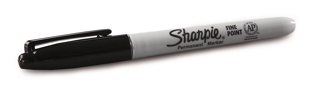 Lab Marker Sharpie®, schwarz (12 Stk.)