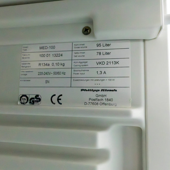 Kirsch MED-100 Pharmaceutical Refrigerator