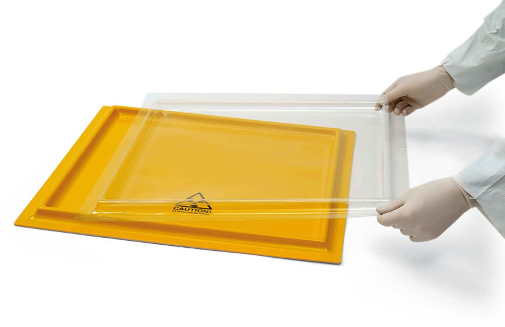 Sekuroka®-Schutzwanne, PVC, gelb, außen L 1130 x B 540 mm inkl. Schutzwanne und Schutzwanneneinsatz (1 Stk.)