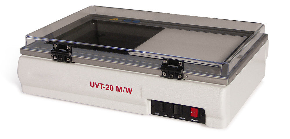 UV-Transilluminator, UVT-20 M/W, 312 nm/Weißl., 6 x 8 W/3 x 6 W, 100/75 % (1 Stk.)