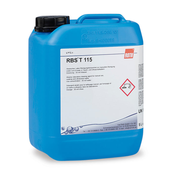 RBS® T 115-Reinigungskonzentrat, flüssig, pH 2% Reinigungslösung: 11,7 (5 Liter)