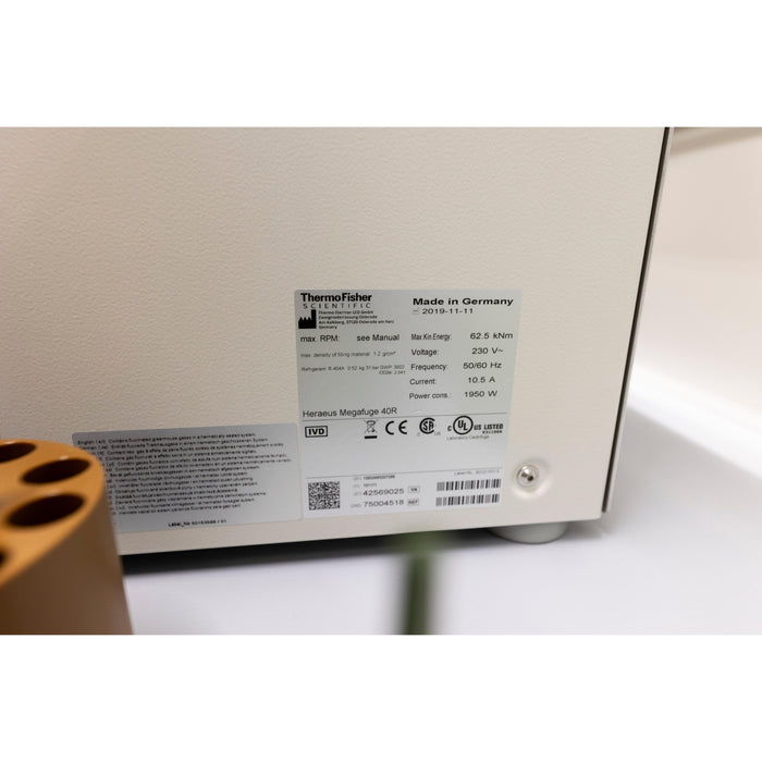 Heraeus Megafuge 40R Tischzentrifuge (11.2019)