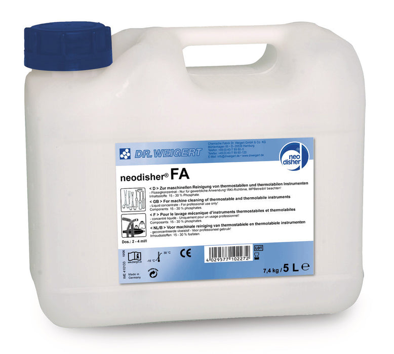 neodisher® FA, Mildalkalischer Reiniger (flüssig) (5 Liter)