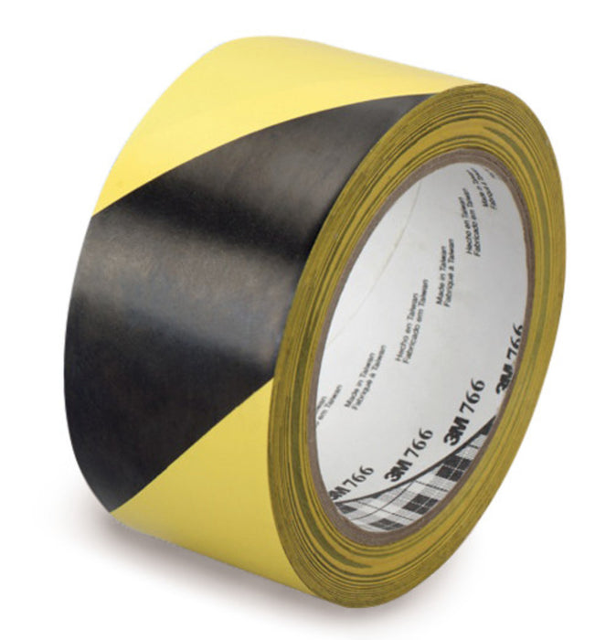 Signalklebeband, gelb/schwarz, PVC, selbStk.lebend, L 33 m, B 50 mm (1 Rolle(n))
