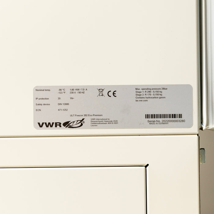 VWR ULT Freezer 352 Eco Premium
