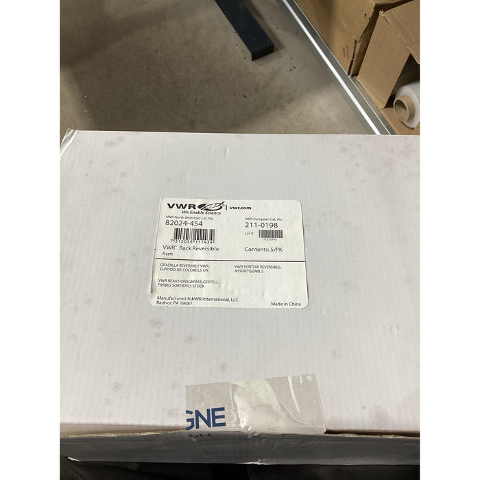 VWR PCR-Racks mit Deckel, für 0,2 mL, 0,5 mL und 1,5 mL Tubes [5 Stk.]