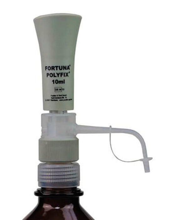 Dispenser FORTUNA® POLYFIX®, 2 - 10 ml, kalibrierter Dosierzylinder aus Glas (1 Stk.)