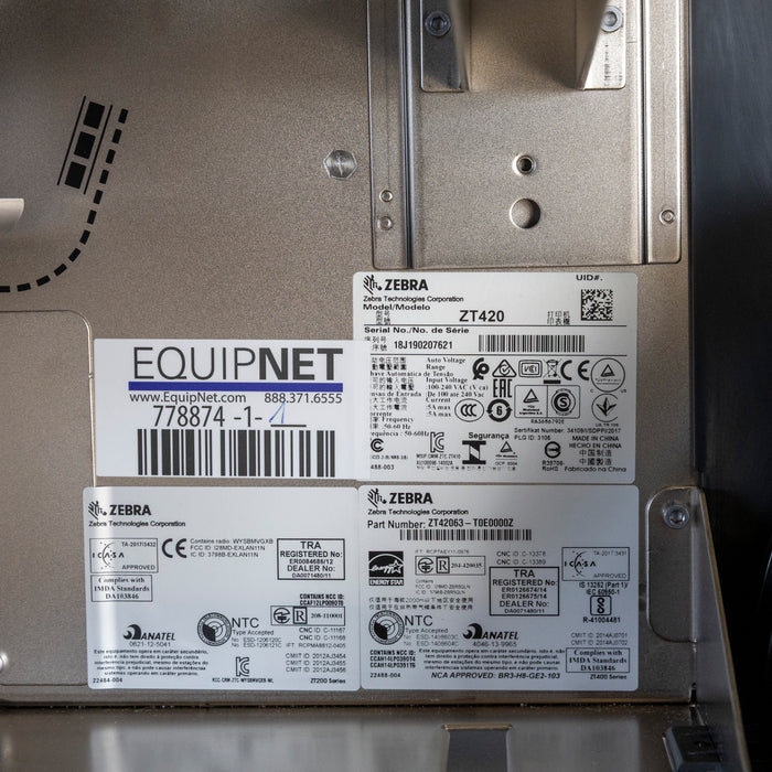Zebra ZT420 – Industrial Thermal Label Printer with Wi-Fi